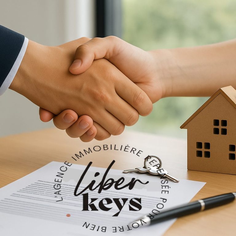 poignée de mains qui représente la confiance en terme de transction immobilière